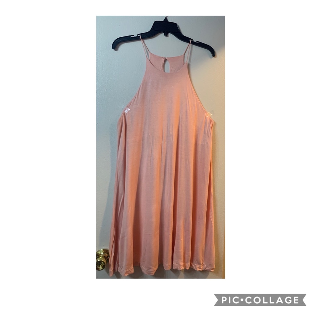 H&M brand new peach halter dress